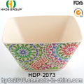 Eco-Friendly BPA Free Bamboo Fiber Bowl (HDP-2073)